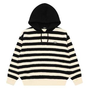 [에꼴리에]에꼴리에 더센트럴 스트라이프 워머 후드 니트티 25D5083