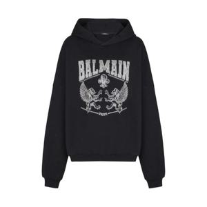 25 FW 발망 크리스털 장식 그래픽 후드티 GH1JT251PD33 TP445965650