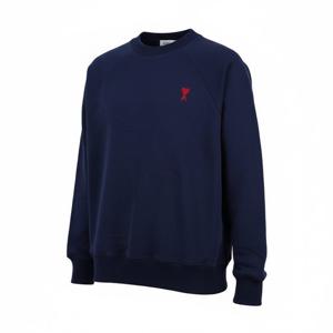 아미 하트로고 자수 코튼 맨투맨  USW005 747 430