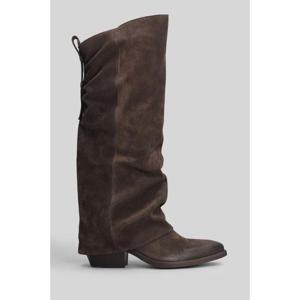 지젤 모아레 부츠 431904 HUNTER BROWN