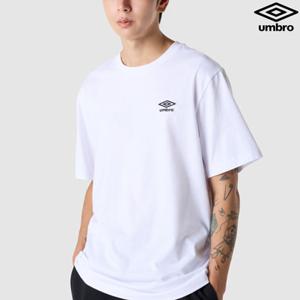 [엄브로] 에센셜 스몰로고 반팔 티셔츠 UR123CRS19_WHT0
