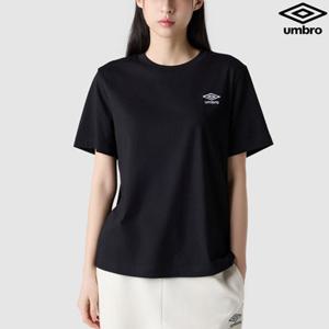 [엄브로] 에센셜 스몰로고 반팔 티셔츠 UR123CRS19_BLK0