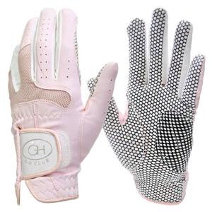 GH클럽 실리콘 여성장갑 핑크 양손 골프장갑