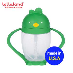 롤라랜드 아기빨대컵 아기물컵 롤라컵 그린 300ml(세척솔포함)