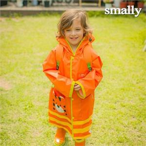[스몰리](스몰리)유아 아동 레인코트 우비 애니코트-타이거