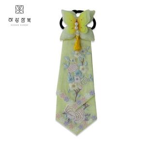 [하랑한복]여아 댕기 나리랑-노랑