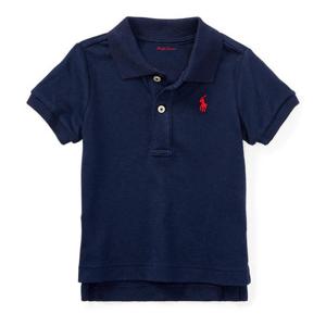 랄프 로렌 베이비 남아 코튼 인터로크 폴로 셔츠(CWRLKNII1I10267B82)