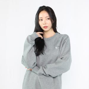 [나이키][나이키] 맨투맨 기모티 남여공용  NI-MT3 그레이