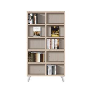 엘리스 5단1200 와이드 다리H 책장 워시