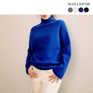 [홈쇼핑인기]마예도르 울 캐시미어 하이넥 풀오버