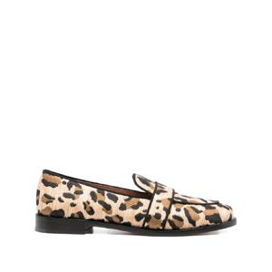 25 FW 아쿠아주라 레오파드 프린트 로퍼 MTIFLAM0LRGNAT TP440563552