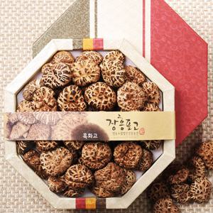 [장흥동산영농조합] 명품흑화고선물세트 300g/명품한지채반