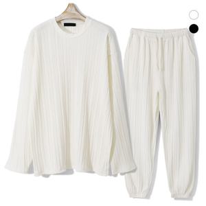 [엠엔씨][MNC] 플리츠 긴팔티 조거세트 (MDSE583NT)