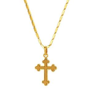 [한국금다이아몬드] 남자 순금 목걸이 체인 신 십자가 24K 30g 18K장식