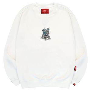 엘라모 3M 에얼리언퍼피 맨투맨 남녀공용 빅사이즈 S-4XL