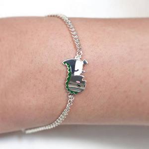 르클레보 아기공룡 미아방지 실버팔찌 SB9370