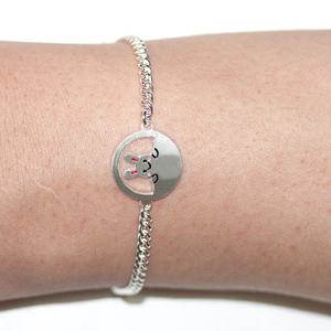 르클레보 아기토끼2 미아방지 실버팔찌 SB9385