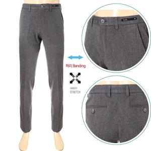 [레노마캐주얼]FW 24년신상 구김없고 스판좋은 그레이 팬츠 RQCIBP93AJJ re3070