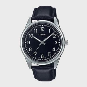 CASIO 카시오 MTP-V005L-1B4 남성시계 심플 가죽 손목시계