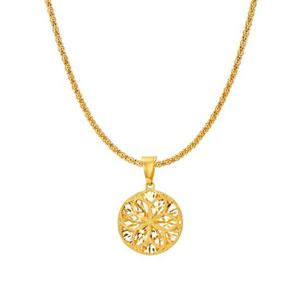 [한국금다이아몬드] 여자 순금 목걸이 체인 라움 24K 18.75g 18K장식