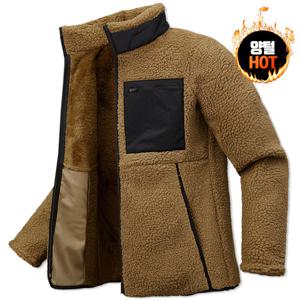 [엠엔씨]부들양털 뽀글이 배색자켓 (MDJK127PP)