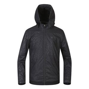 [링스] 남성 변형후드 엠보 프린트 퍼포점퍼 L11B3JP205_BK