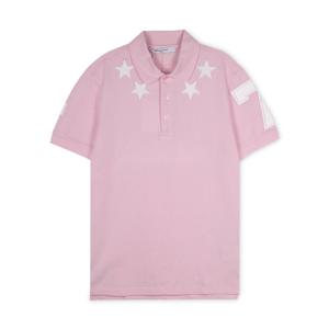 지방시 남성 스타 패치 핑크 반팔티 7100 700 680