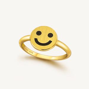 수앤진골드 빅 스마일 반지 24K 순금 5.625g