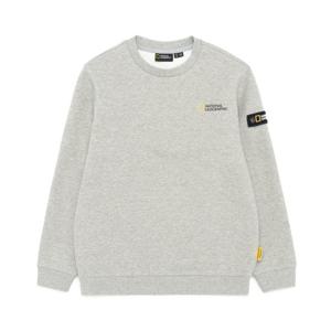 내셔널지오그래픽 키즈 K233USW940 백 로고그래픽 맨투맨 M/GREY