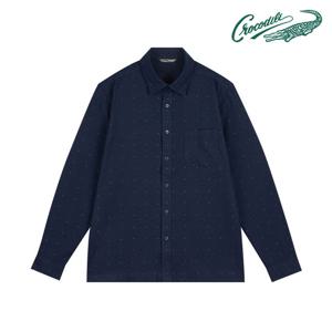 [크로커다일] 트렌드 올오버 포인트 프린트 셔츠 CDAA9WS3411