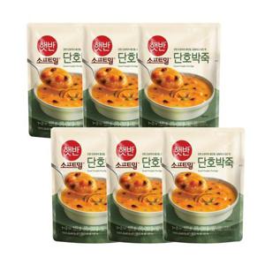 [CJ제일제당] 햇반 소프트밀 단호박죽 420g 6개