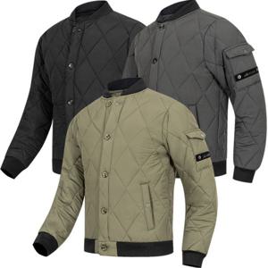 [디바옴므]다이아퀄팅 단추 항공패딩 경량 자켓 점퍼 깔깔이