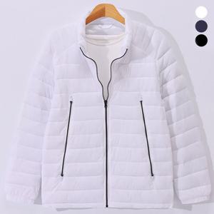 베이직 하이넥 심플 초경량 패딩점퍼 PWPD9936