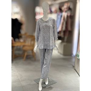 [비너스]면모달 파스텔 민트 잔꽃나염 여성파자마 (VPA4405M)