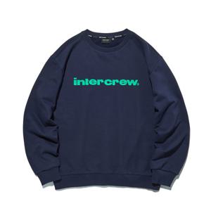 [인터크루]인터크루 아카이브 로고 맨투맨 D네이비 ITY1TM31GDY