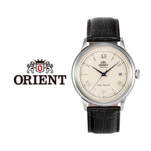 오리엔트 밤비노 Bambino V2 크림 남성 클래식 오토매틱 가죽 패션 시계 TAC00009N0