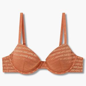 [엠포리오 아르마니 언더웨어]올오버 로고 매쉬 푸쉬업브라 08-2-4-1-85-502 0824185502