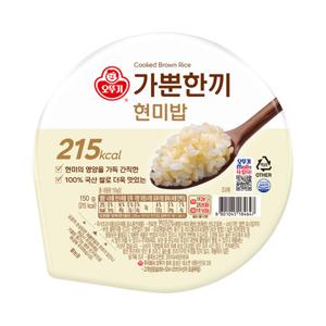 오뚜기 가뿐한끼 현미밥 150g x 30개