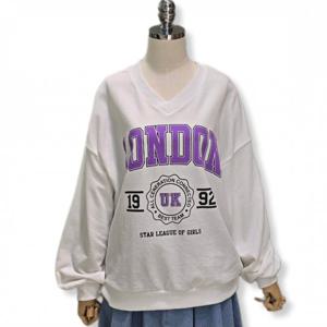 [포커스]브이넥 루즈핏 맨투맨 (FS4A4TS4012)