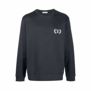 발렌티노 V 월계수 로고 맨투맨 네이비 남성 1V3MF10G8MH NB4