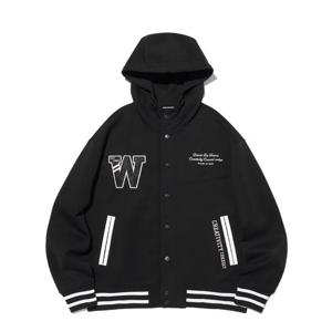 [인터크루]아플리케 시밀러 후드 가디건 ITY1DH01ABK