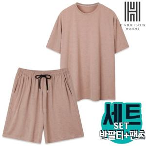 [해리슨] 노스폴 반바지+노스폴 반팔티 셋업 LJE1099