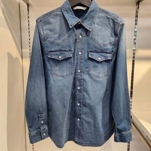 뱅뱅 HC09 홈플러스칠곡 공용  긴팔 데님남방 NSKD10