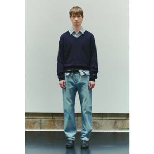 [PLAC] 그라데이션 블루 릴렉스 스트레이트 데님팬츠(PJTF5SZM165)