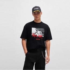 [공식][휴고] 정가  145,000  스프레이 페인트 오버사이즈핏 반팔 티셔츠 50504871_001