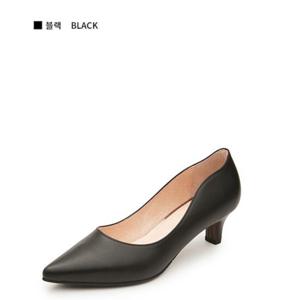 [금강제화] 르느와르 여성 플레인 웨이브 컷 기본 여성구두(5cm) RENPUC3841K1