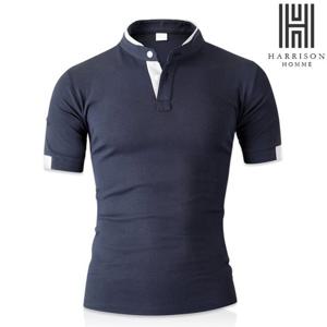 [해리슨] 솔리드 차이나 헨리넥 반팔티 HIT1069