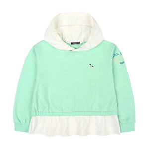 [헤지스키즈] 레이어드 후드 맨투맨 민트 (HUS23TH59M_MT)