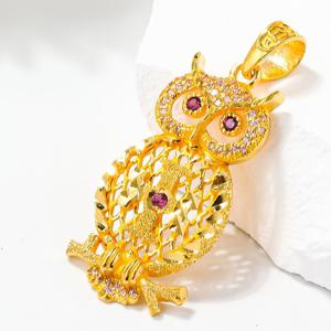 24K 순금 펜던트 행운의 부엉이 메달 18.75g