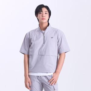 [179st]다운블로우-DBS4TGR4005-1 남자하이넥 스트링반팔아노락